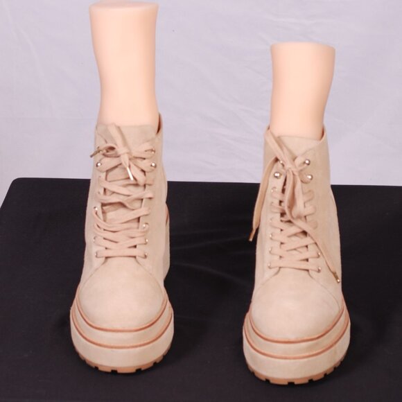 NWOT Cult Gaia Suede Combat Boots, Sz - 40 - Picture 3 of 7